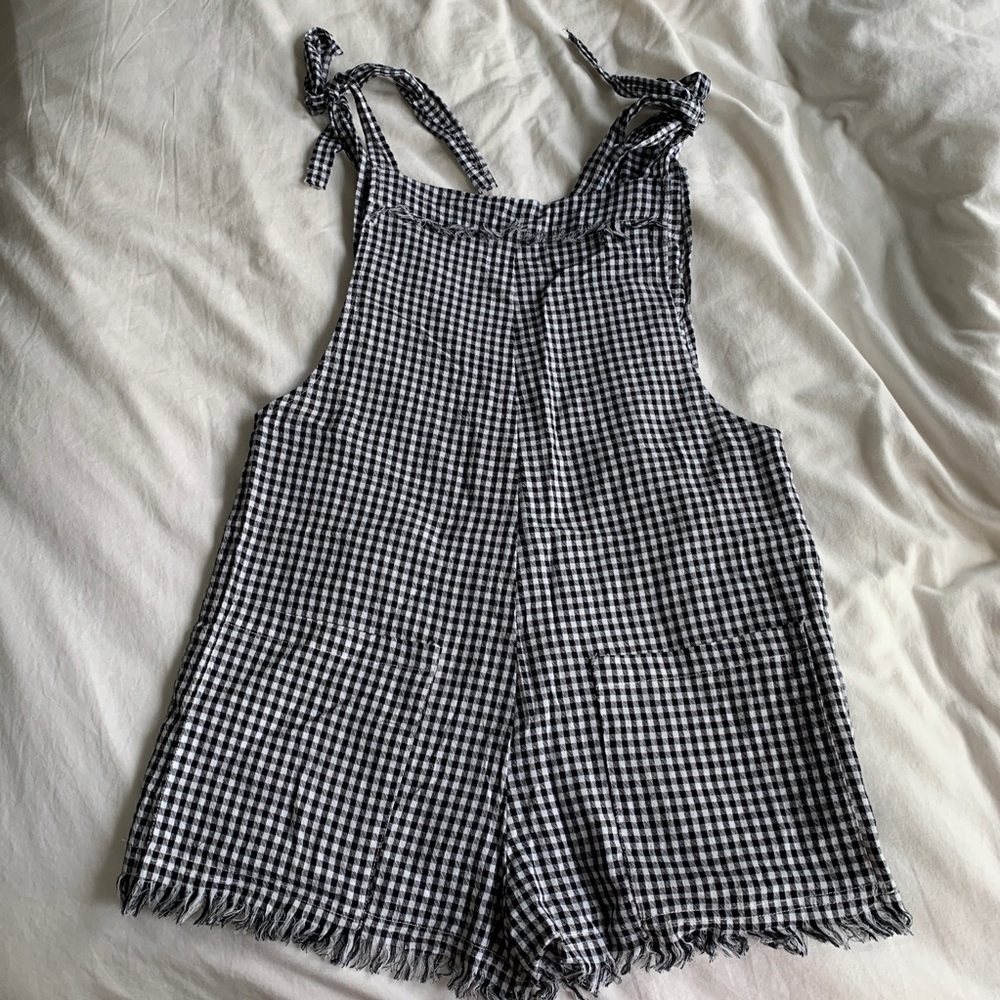 Gingham Romper